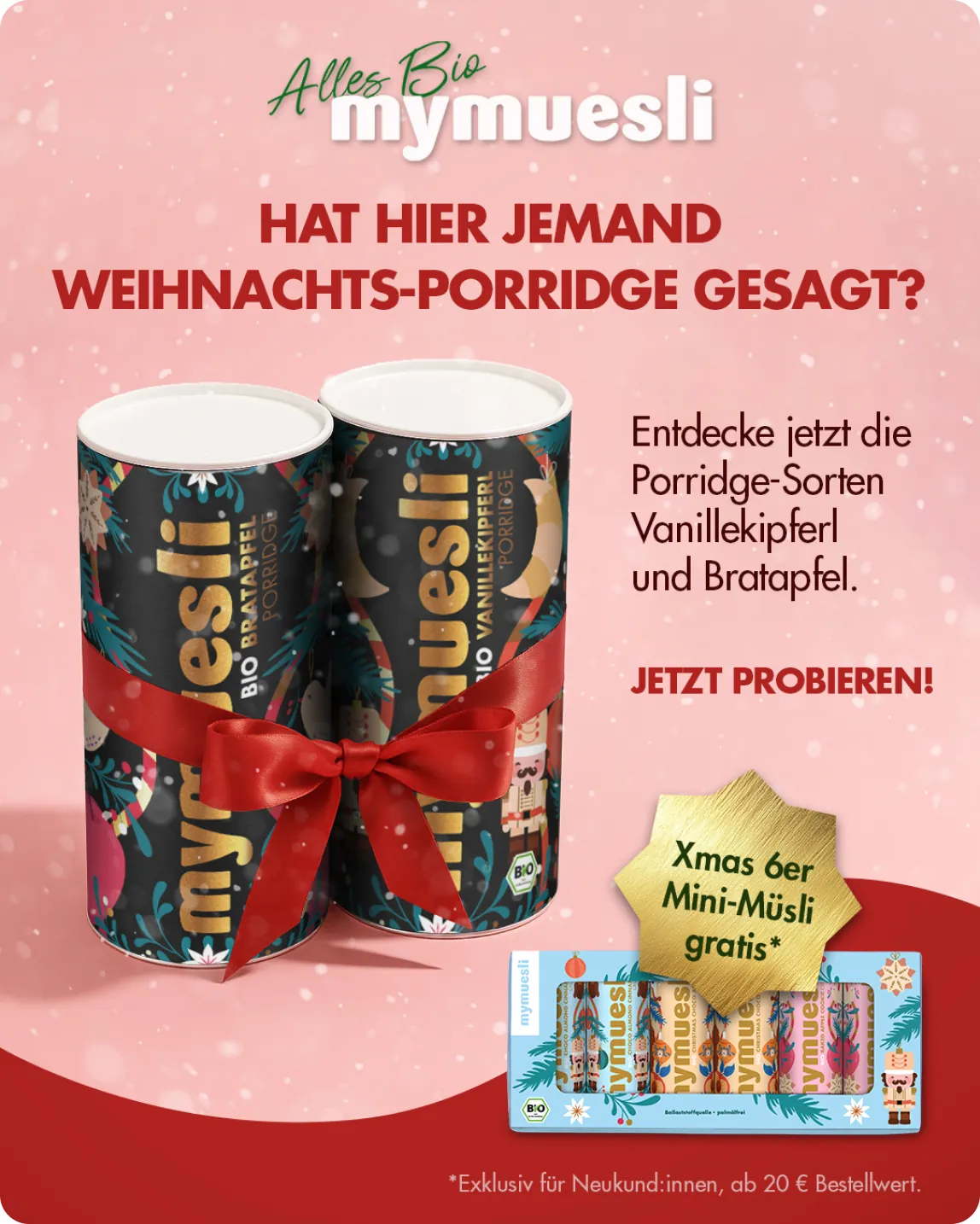 mymuesli christmas porridge social ad