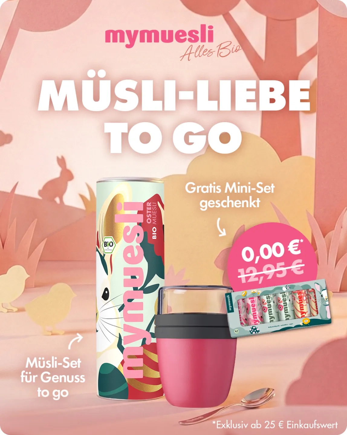 mymuesli gift set to go social ad