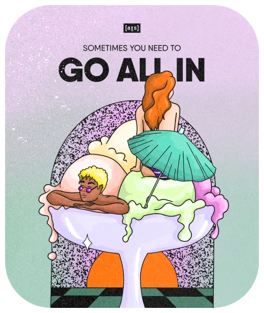 portfolio card ais poster go all in