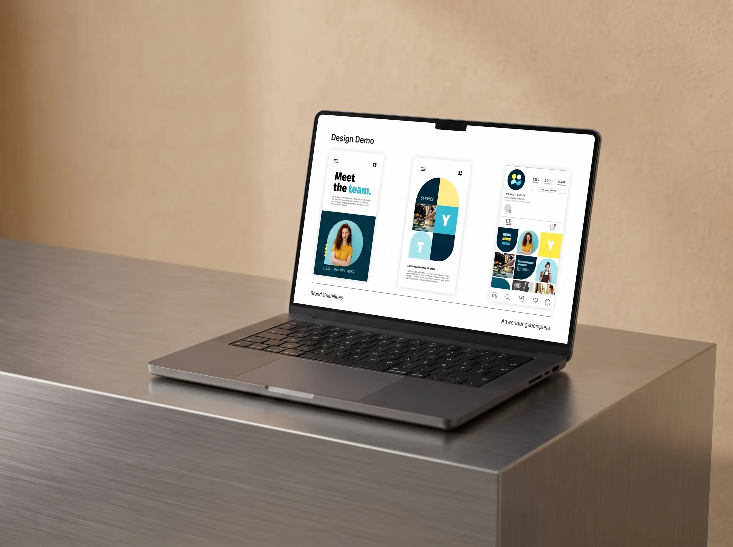 young talents corporate design brand guidelines
